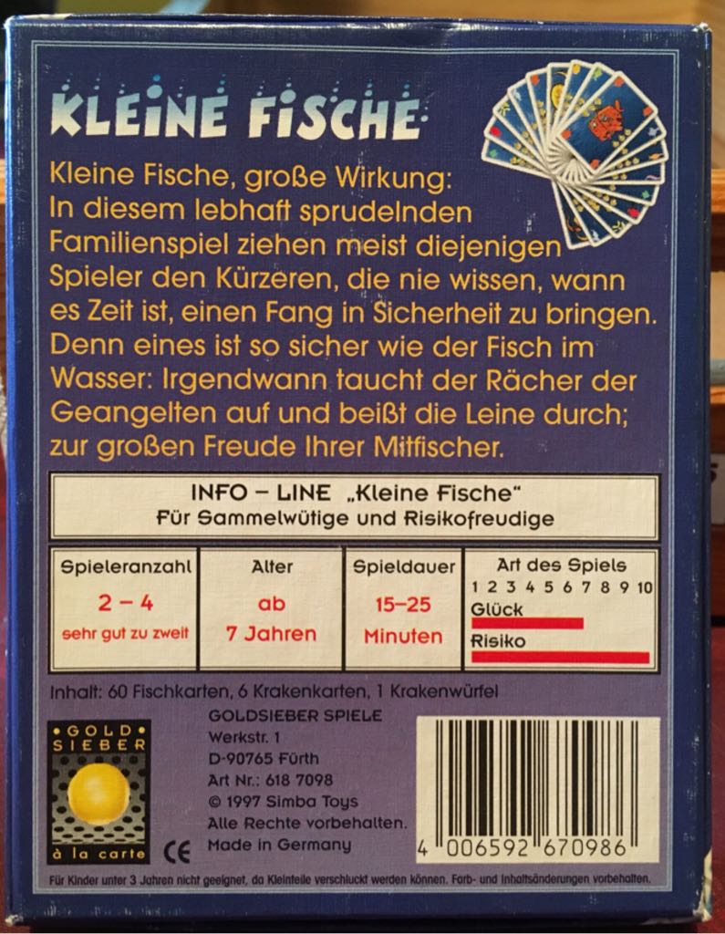 Kleine Fische  (2-4) board game collectible - Main Image 2