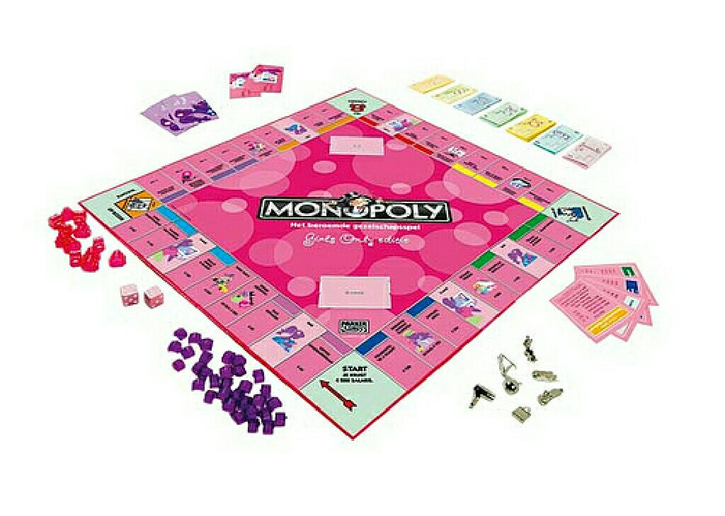 Monopoly Girls Only Editie  (2-8) board game collectible - Main Image 2