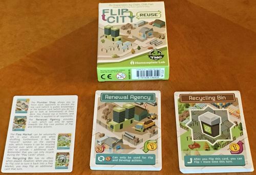Flip City: Reuse  (1-4) board game collectible - Main Image 2