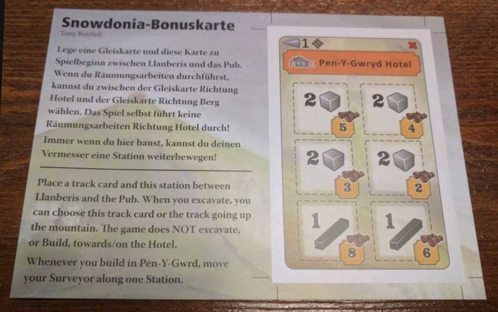 Snowdonia: Pen-Y-Gwyrd Hotel Expansion  (1-5) board game collectible - Main Image 3
