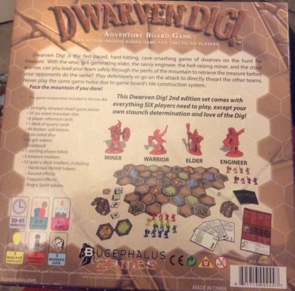 Dwarven Dig!  (2-6) board game collectible - Main Image 2