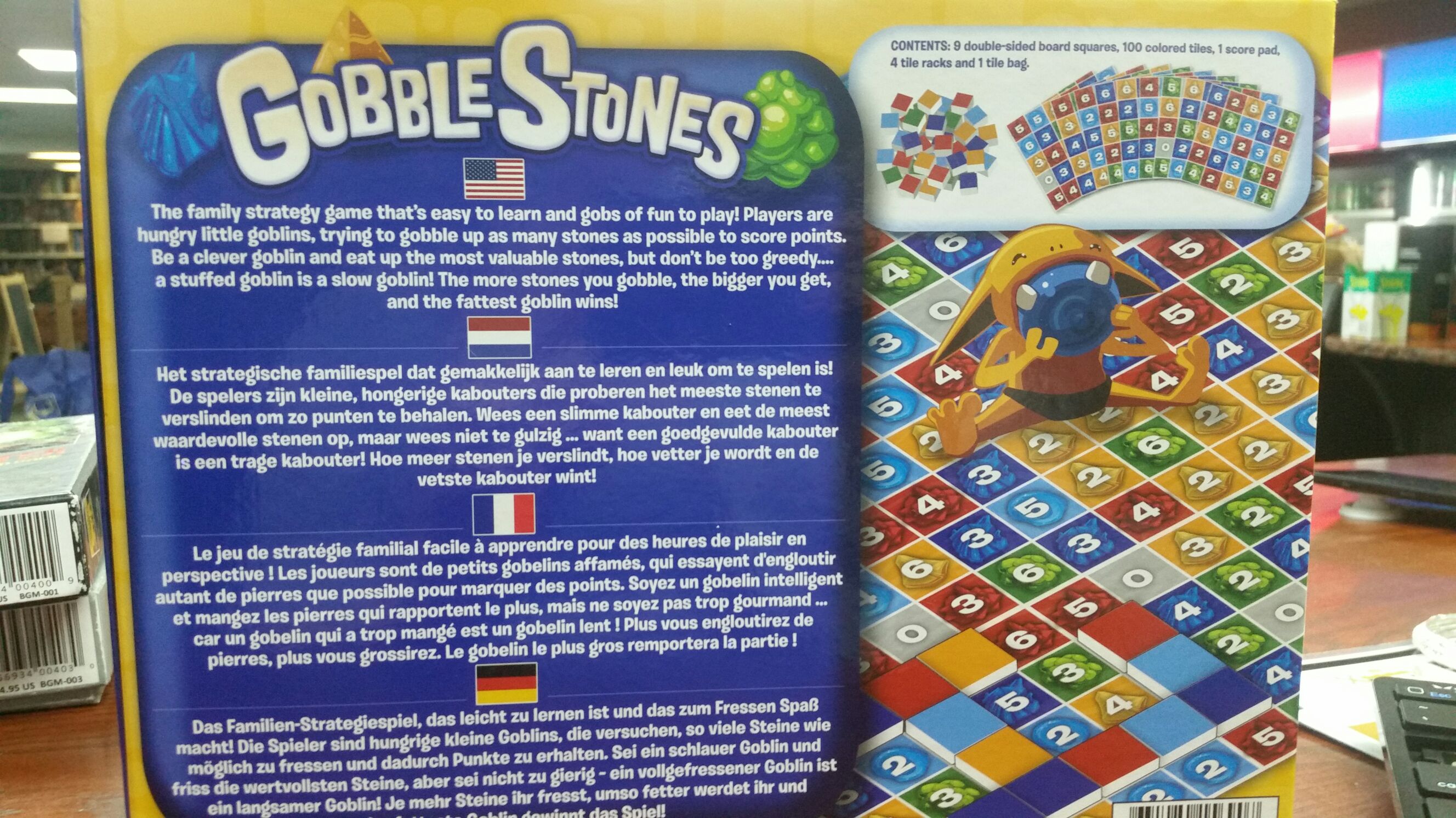 Gobble Stones  (2-4) board game collectible - Main Image 2