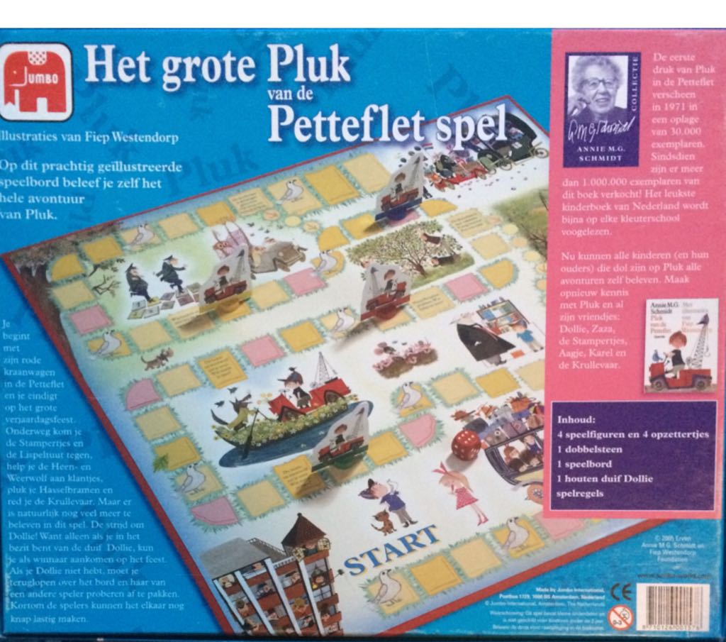 Het grote Pluk van de Petteflet spel  (2-4) board game collectible - Main Image 2