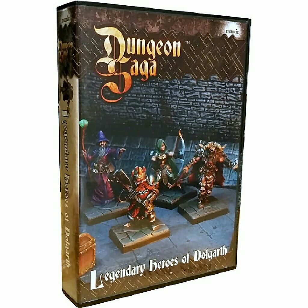 Dungeon Saga Kickstarter: Legendary Heroes Of Dolgarth  (2-5) board game collectible - Main Image 2