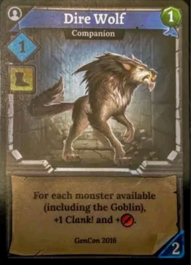 Clank : Dire Wolf  (2-4) board game collectible - Main Image 2