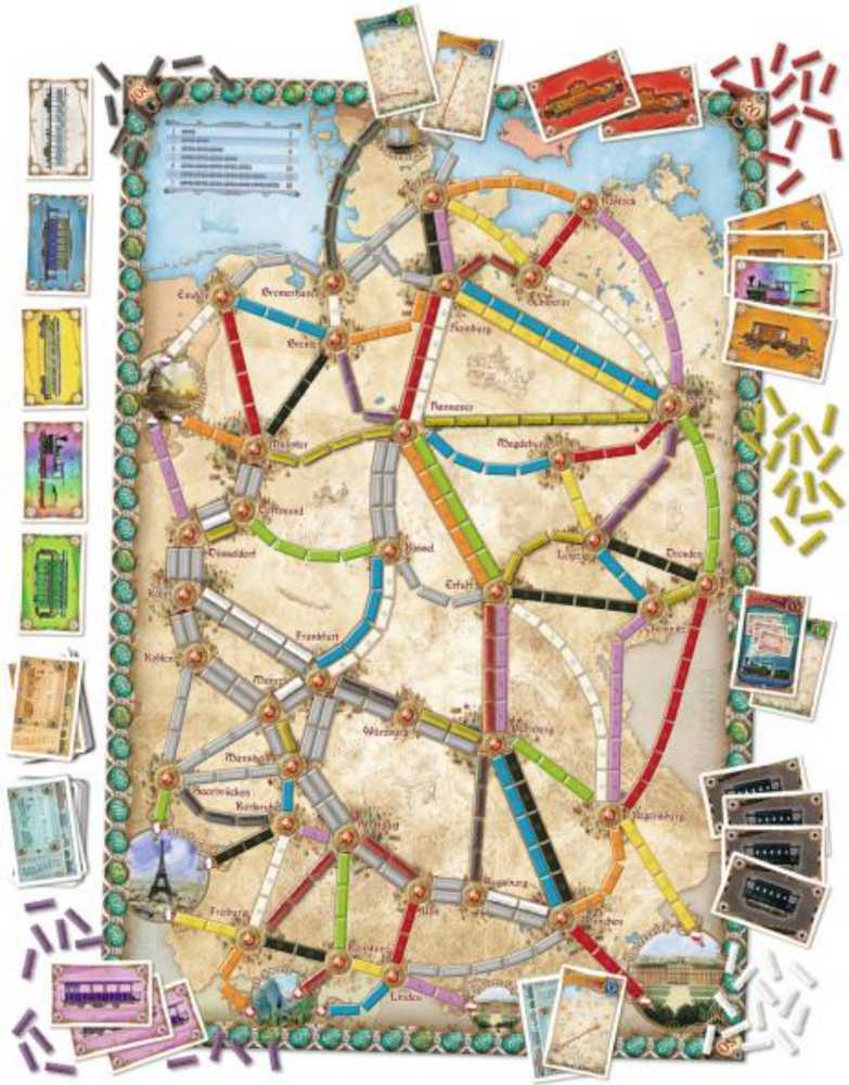 Ticket To Ride Germany  (2-5) board game collectible - Main Image 3