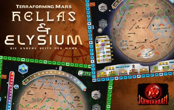 Terraforming Mars: Hellas & Elysium  (1-5) board game collectible - Main Image 2