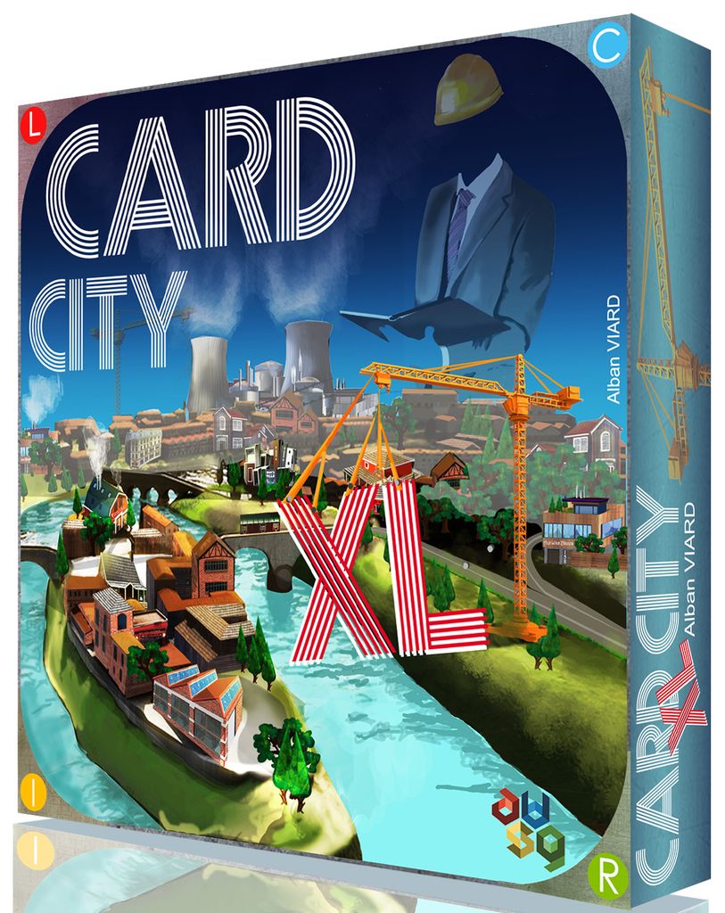 Card City XL  (1-4) board game collectible - Main Image 2