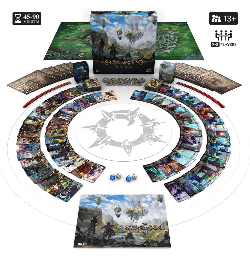 The Stonebound Saga  (2-6) board game collectible - Main Image 2