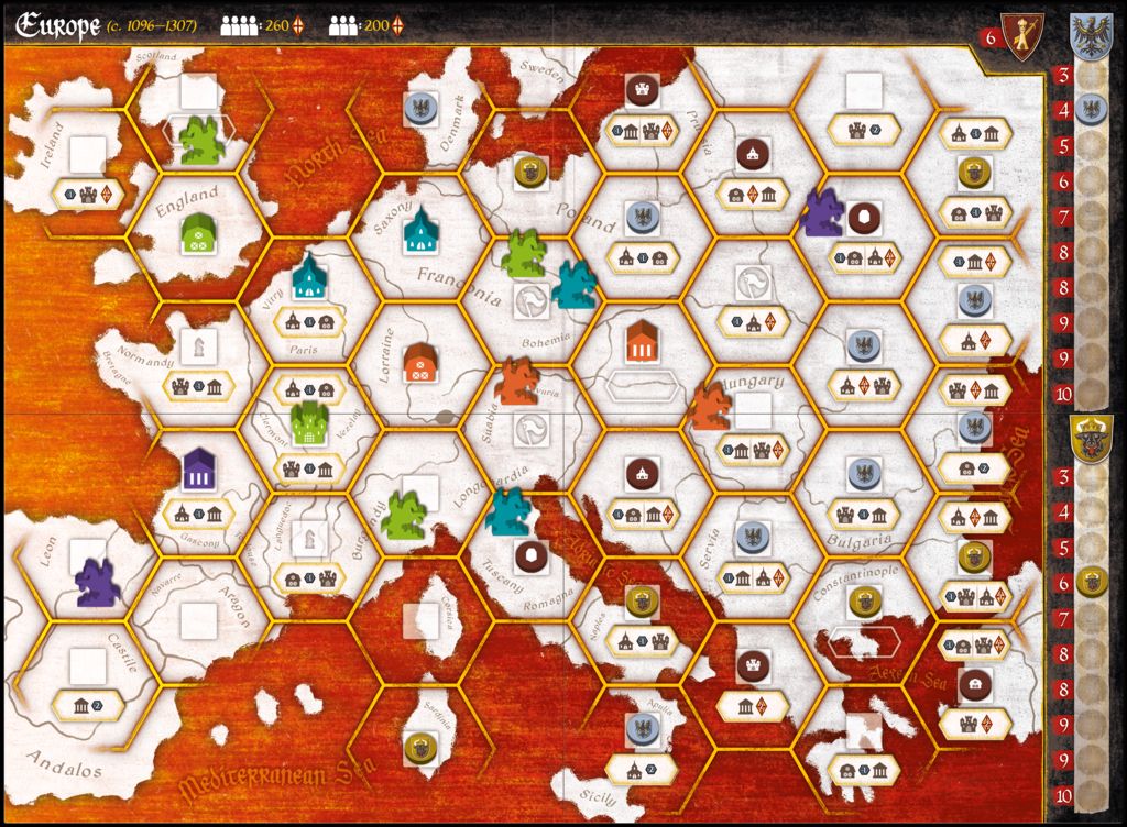 Crusaders: Thy Will Be Done  (2-4) board game collectible - Main Image 2