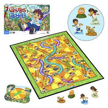 Chutes & Ladders: Go Diego Go Edition  (2-4) board game collectible - Main Image 2