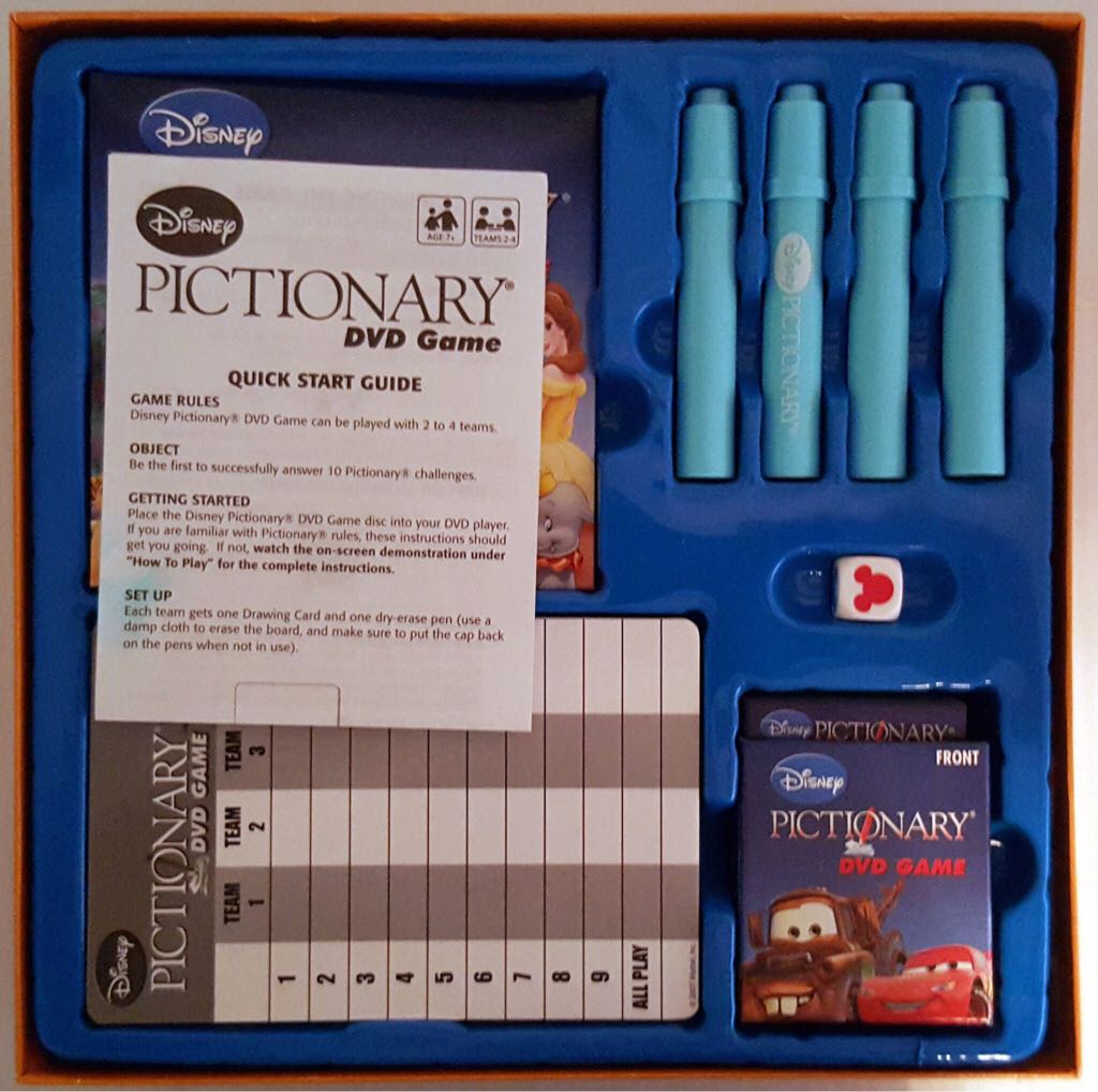 Disney Pictionary  (2-20) board game collectible - Main Image 2