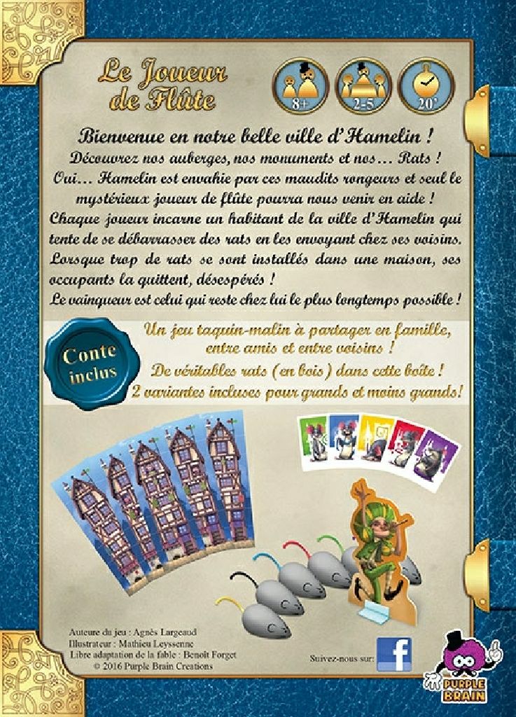 Le Joueur De Flute  (2-5) board game collectible - Main Image 2