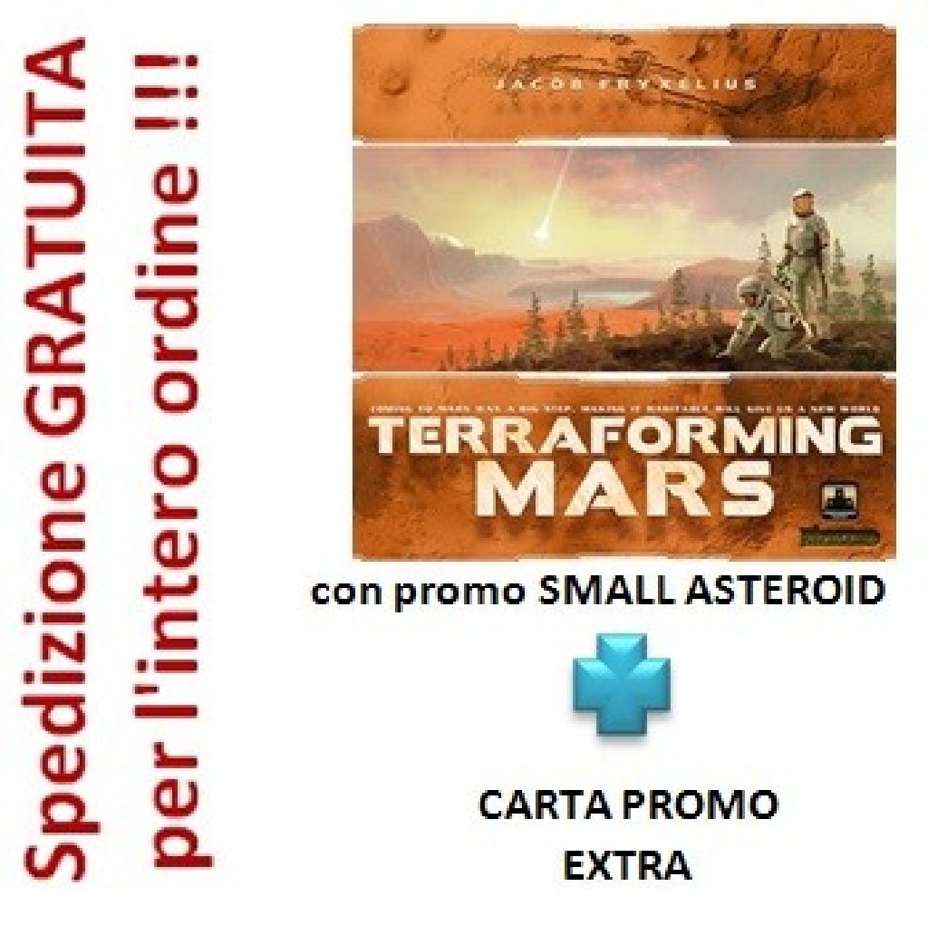 Terraforming Mars: Small Asteroid - Promo Card  (1-5) board game collectible - Main Image 2