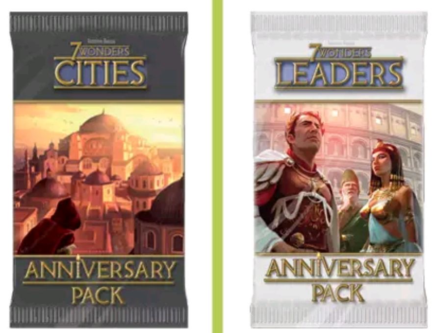 7 Wonders: Leaders & Cities - Anniversary Pack (2-7) board game collectible - Main Image 1