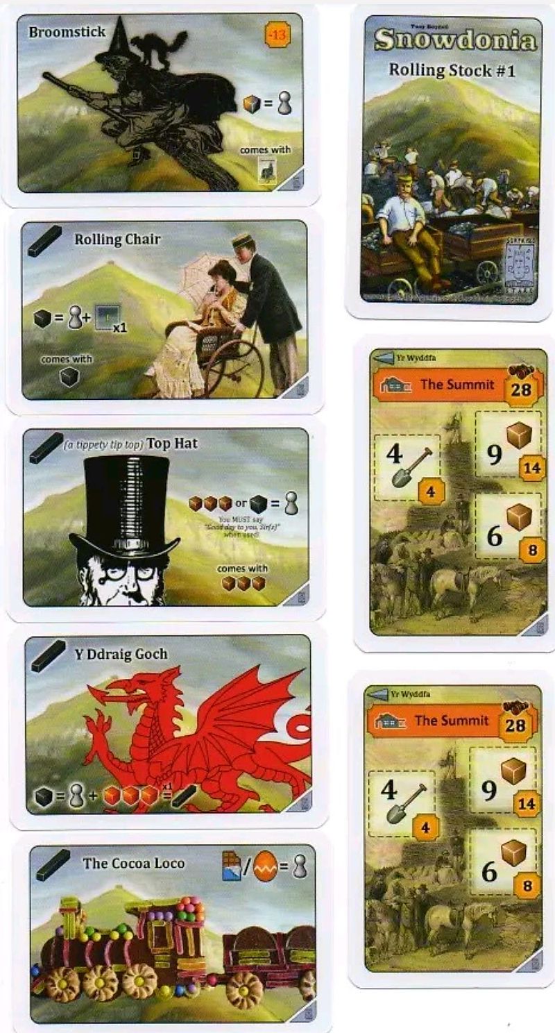 Snowdonia: Expansion Rolling Stock 1#  (1-5) board game collectible - Main Image 2