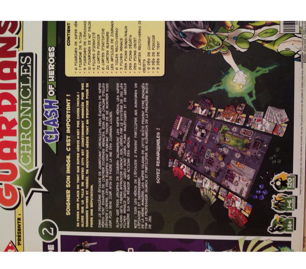 Guardian’schronicles Clash Of Heroes  (1-6) board game collectible - Main Image 2