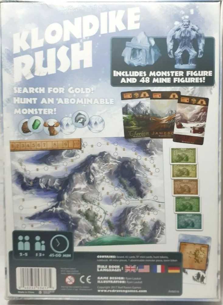 Klondike Rush  (2-5) board game collectible - Main Image 2