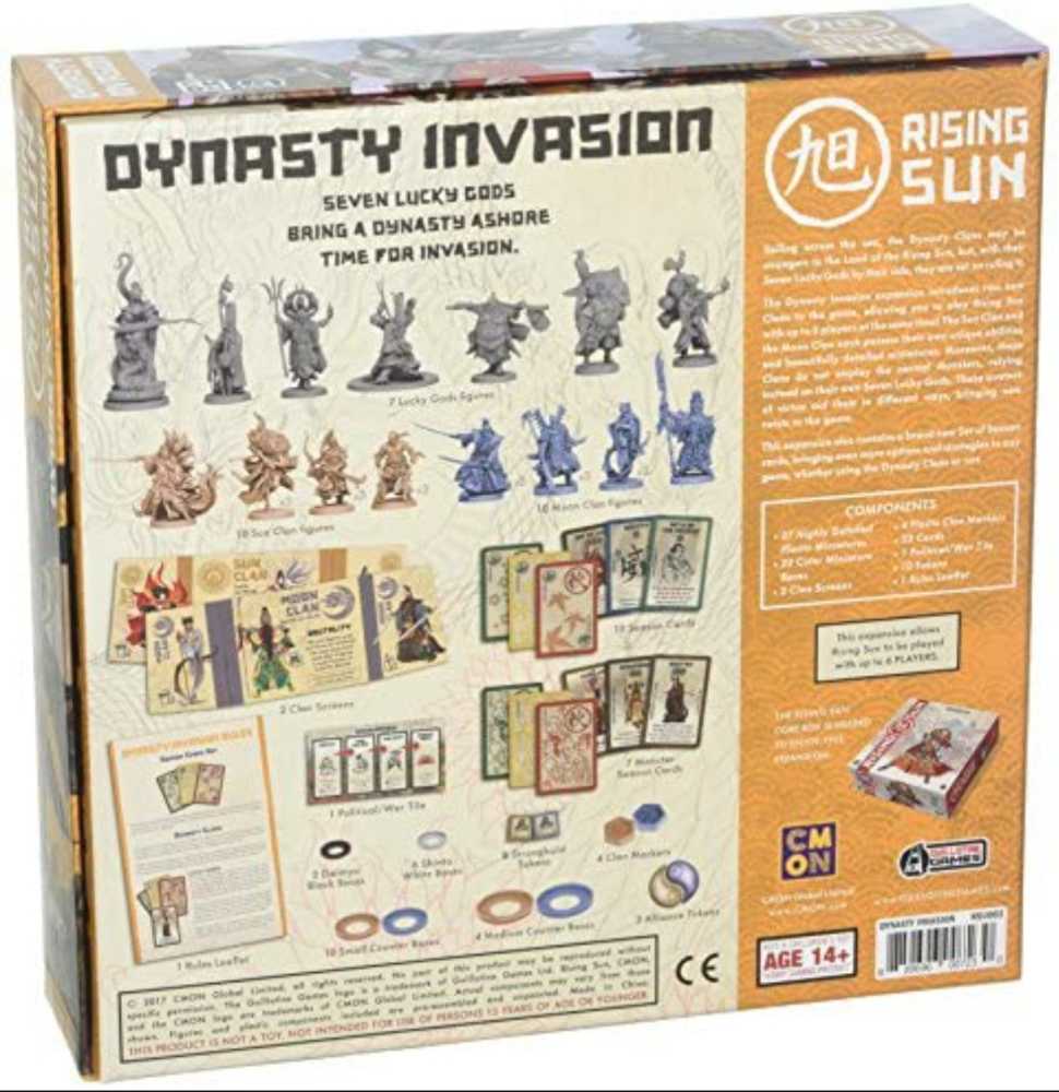 Rising Sun: Dynasty Invasion Expansion (KS)  (3-6) board game collectible - Main Image 3