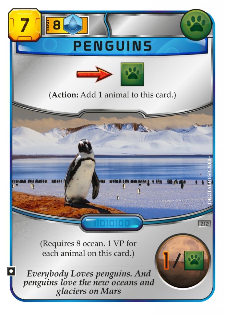 Terraforming Mars: Penguins Promo  (1-5) board game collectible - Main Image 2