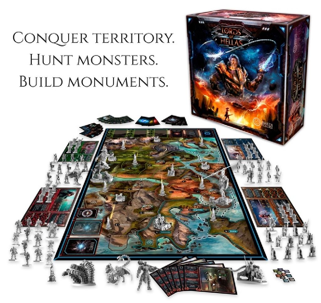 Lords of Hellas  (1-4) board game collectible - Main Image 2