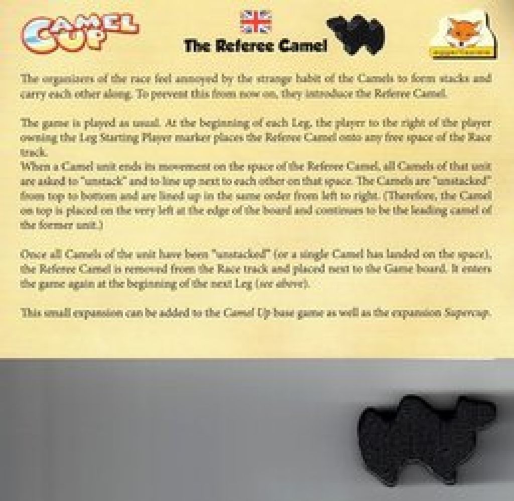 Camel Up Referee  (2-8) board game collectible - Main Image 2