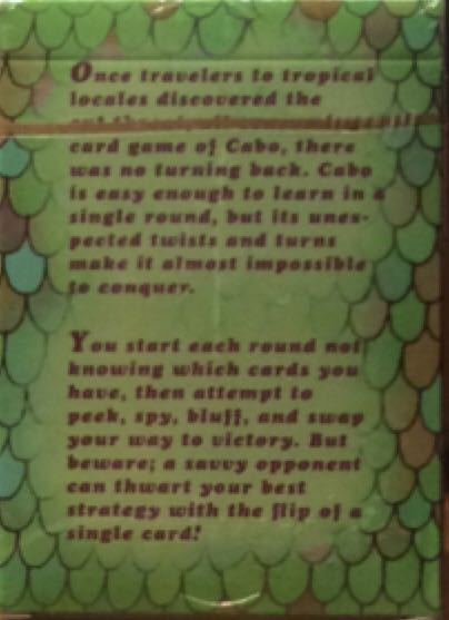 Cabo  (2 - 8) board game collectible - Main Image 2