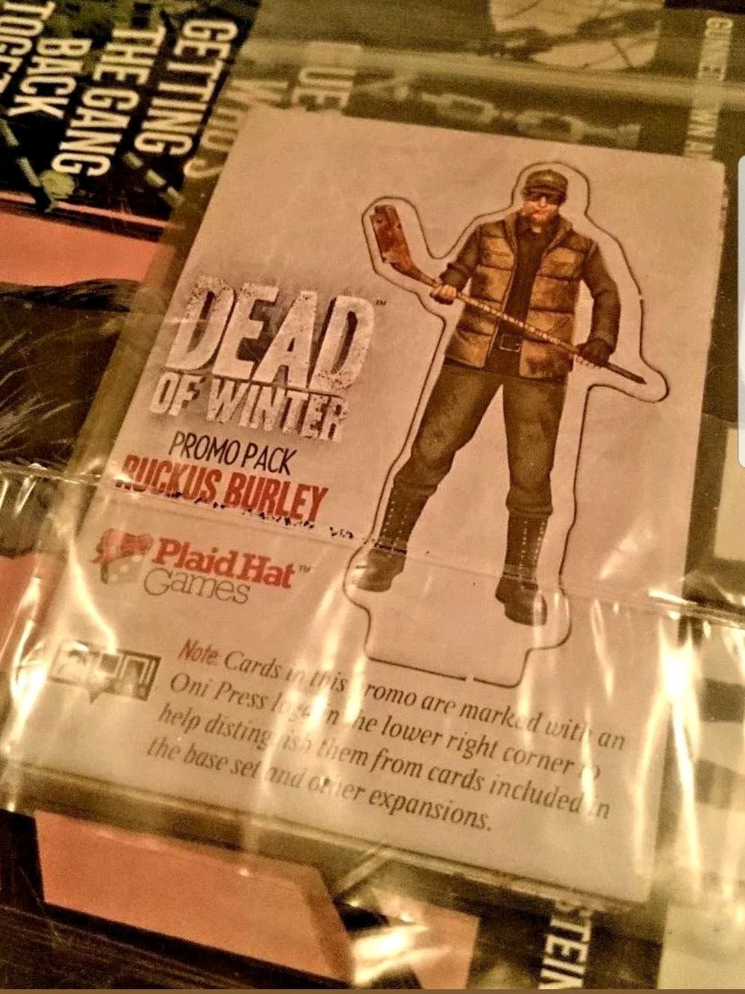 Dead Of Winter : Promo - Ruckus Burley & Comic  (2-5) board game collectible - Main Image 2