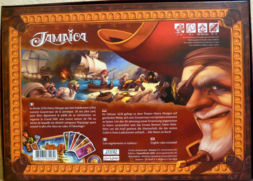 Jamaica  (2 - 6) board game collectible [Barcode 7640131630030] - Main Image 2