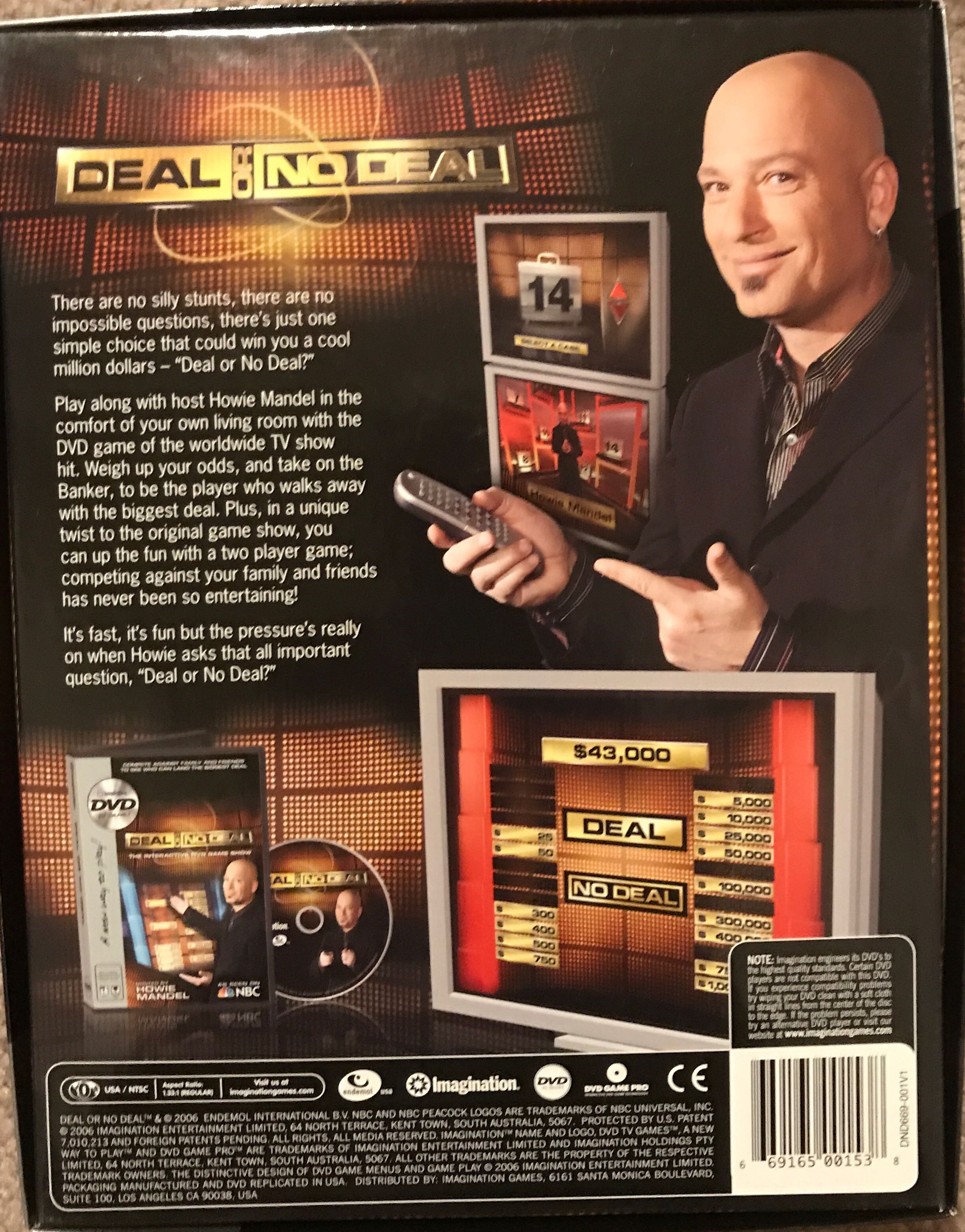 Deal or No Deal  (1+) board game collectible [Barcode 669165001538] - Main Image 2