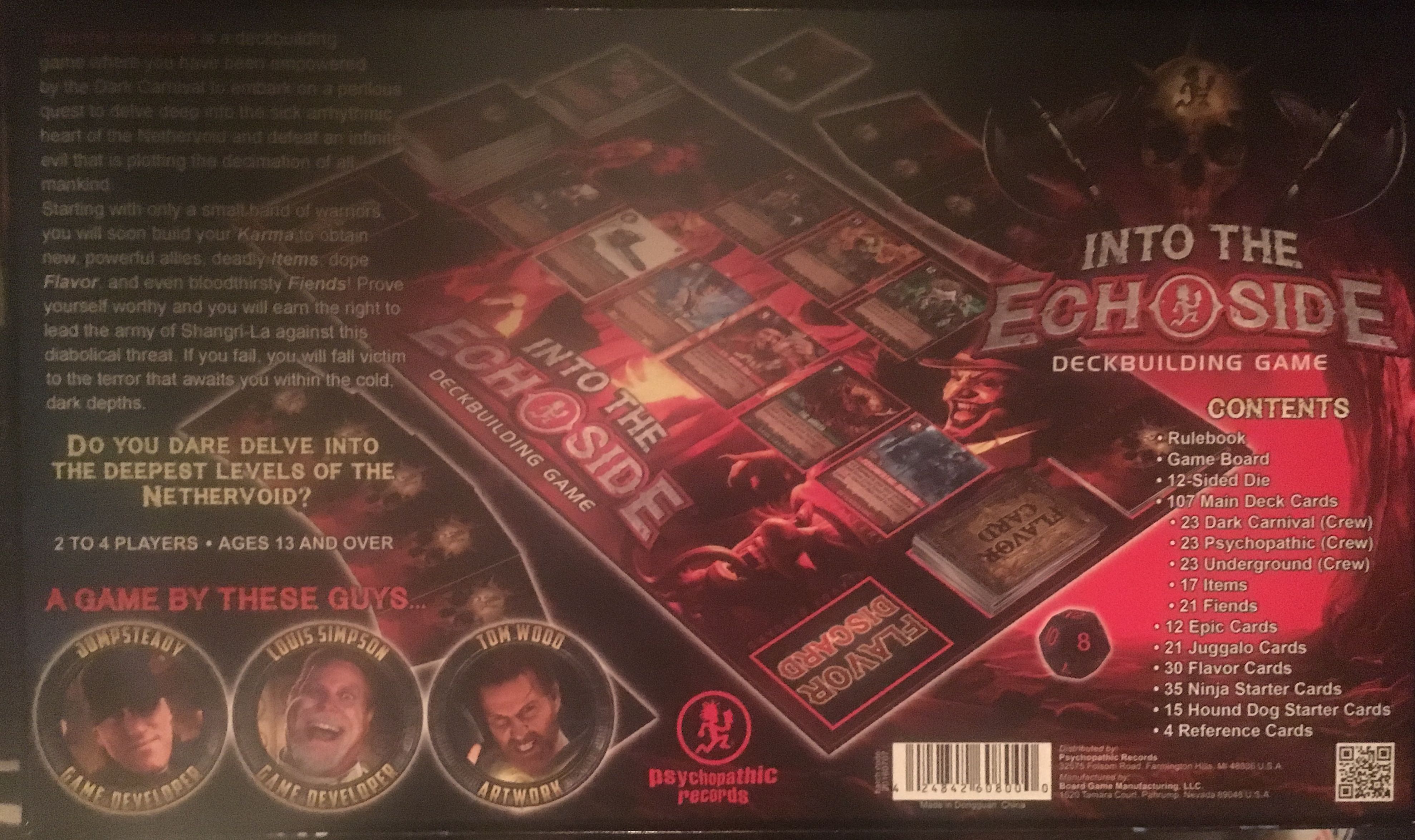Into The Echoside Deckbuilding Game  (1-5) board game collectible [Barcode 424842608000] - Main Image 2