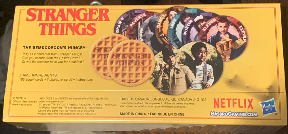 Stranger Things Eggo Card Game  (2-6) board game collectible [Barcode 630509683338] - Main Image 2