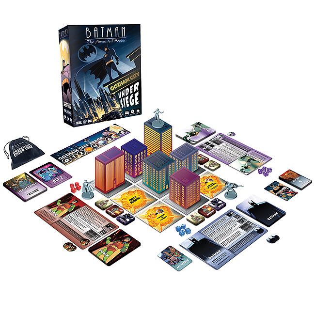 Batman The Animated Series: Gotham City Under Siege  (1-5) board game collectible [Barcode 827714015379] - Main Image 3