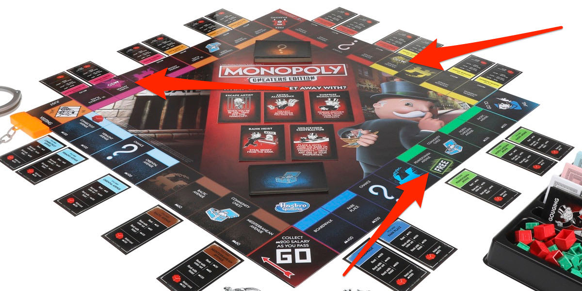 Monopoly - Cheaters Edition  (2 - 6) board game collectible [Barcode 630509673247] - Main Image 2