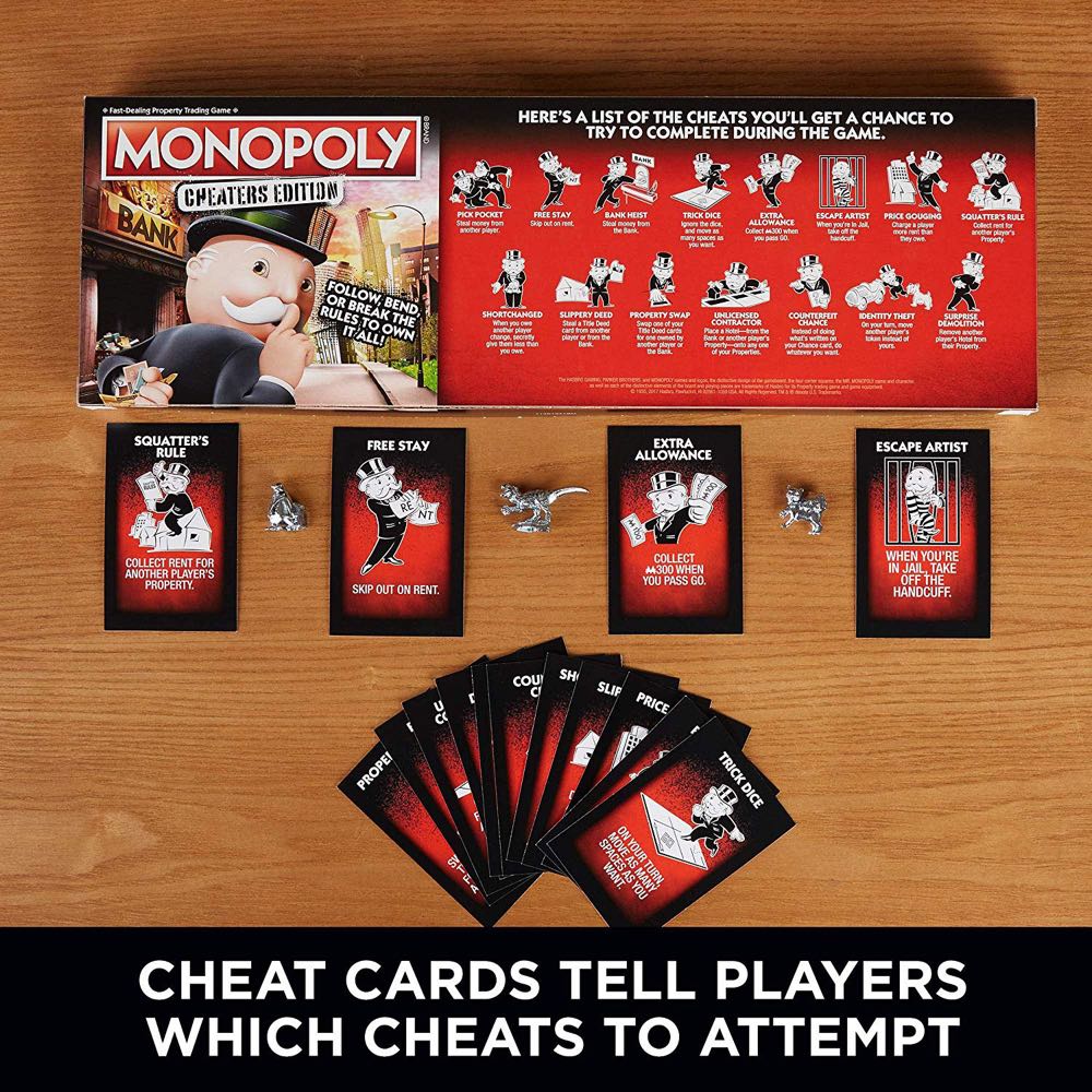 Monopoly - Cheaters Edition  (2 - 6) board game collectible [Barcode 630509673247] - Main Image 3