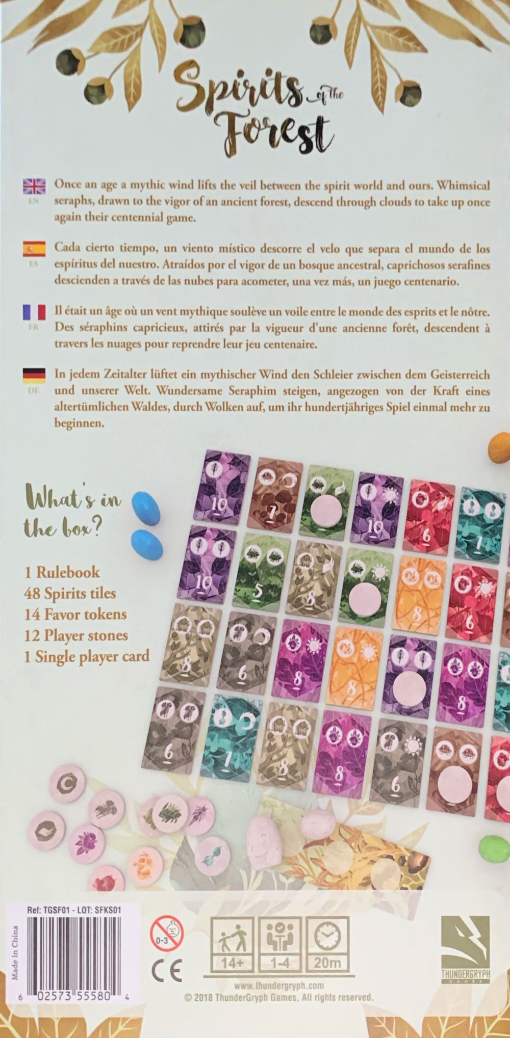 Spirits of the Forest  (1 2 3 4) board game collectible [Barcode 602573555804] - Main Image 2