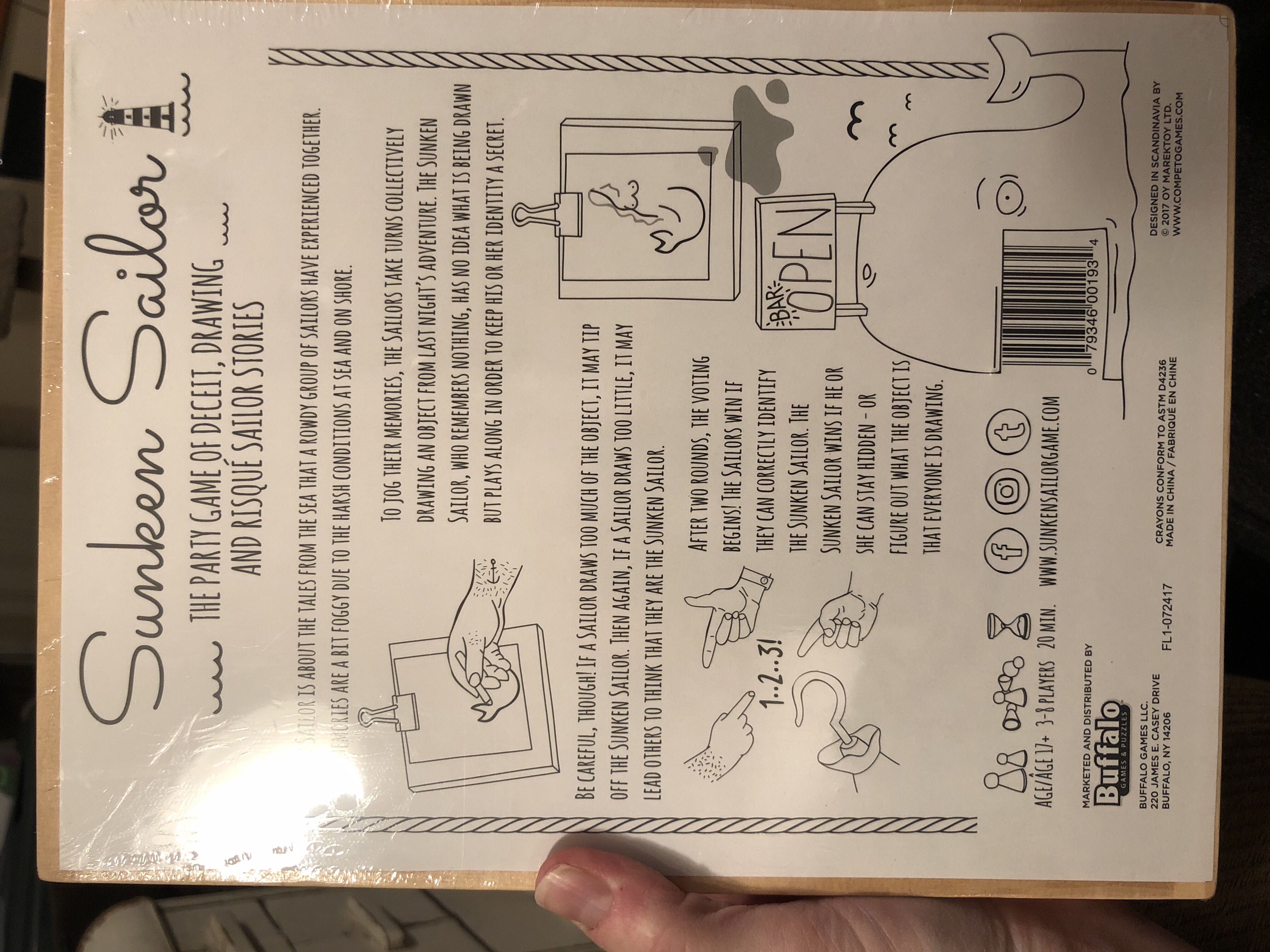 Sunken Sailor  (3-8) board game collectible - Main Image 2