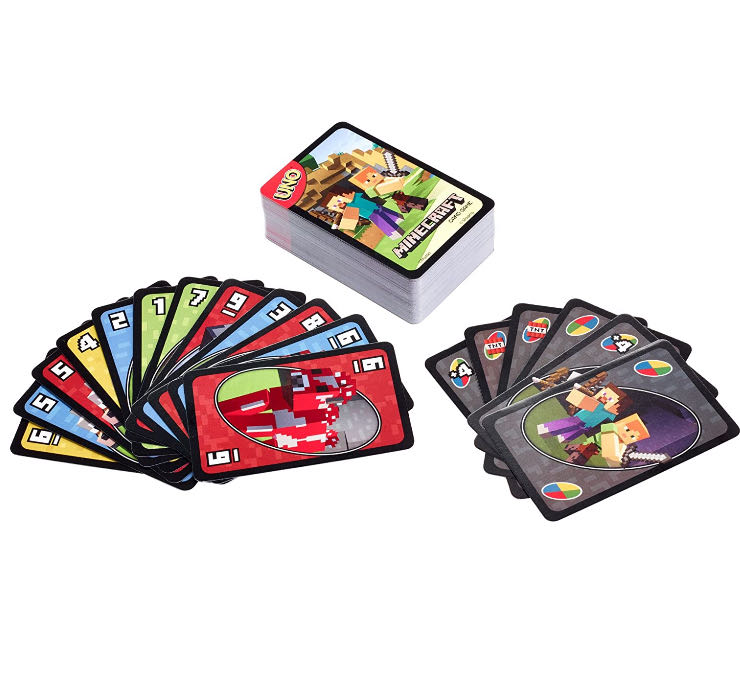 Uno: Minecraft  (2-10) board game collectible [Barcode 887961606782] - Main Image 3
