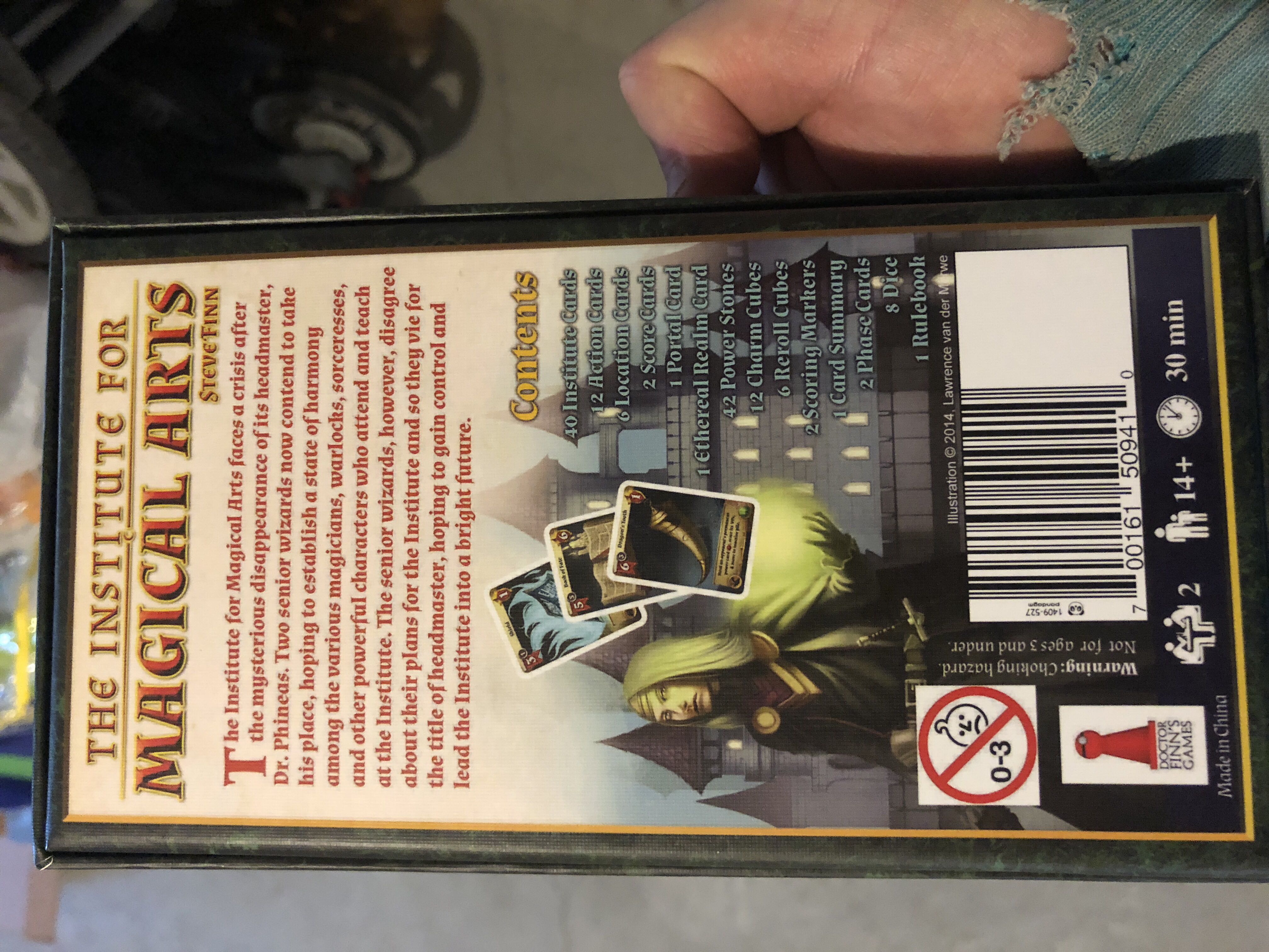 •The Institute for Magical Arts  board game collectible [Barcode 700161509410] - Main Image 2