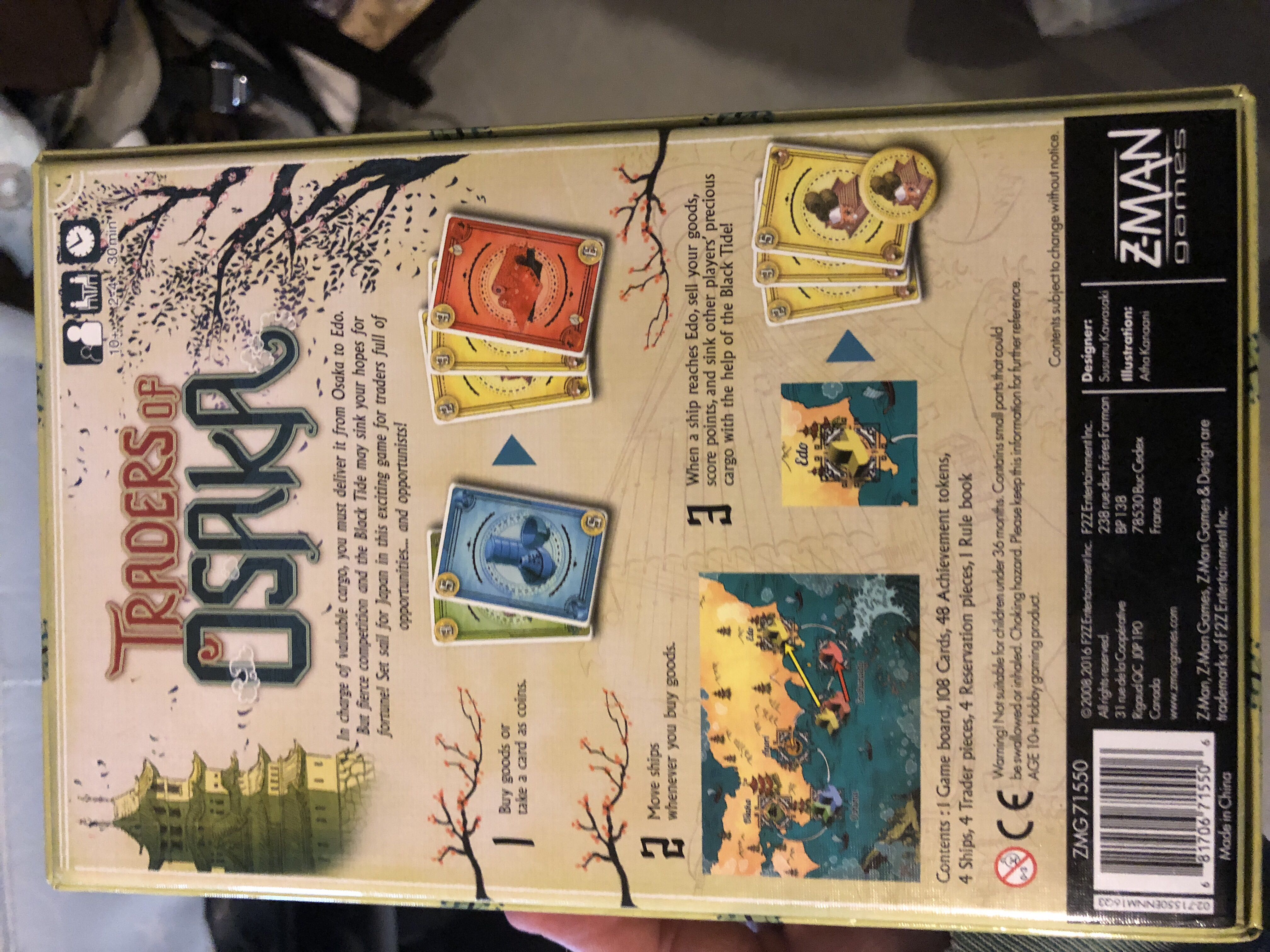 Traders of Osaka  (2 to 4) board game collectible [Barcode 681706715506] - Main Image 2