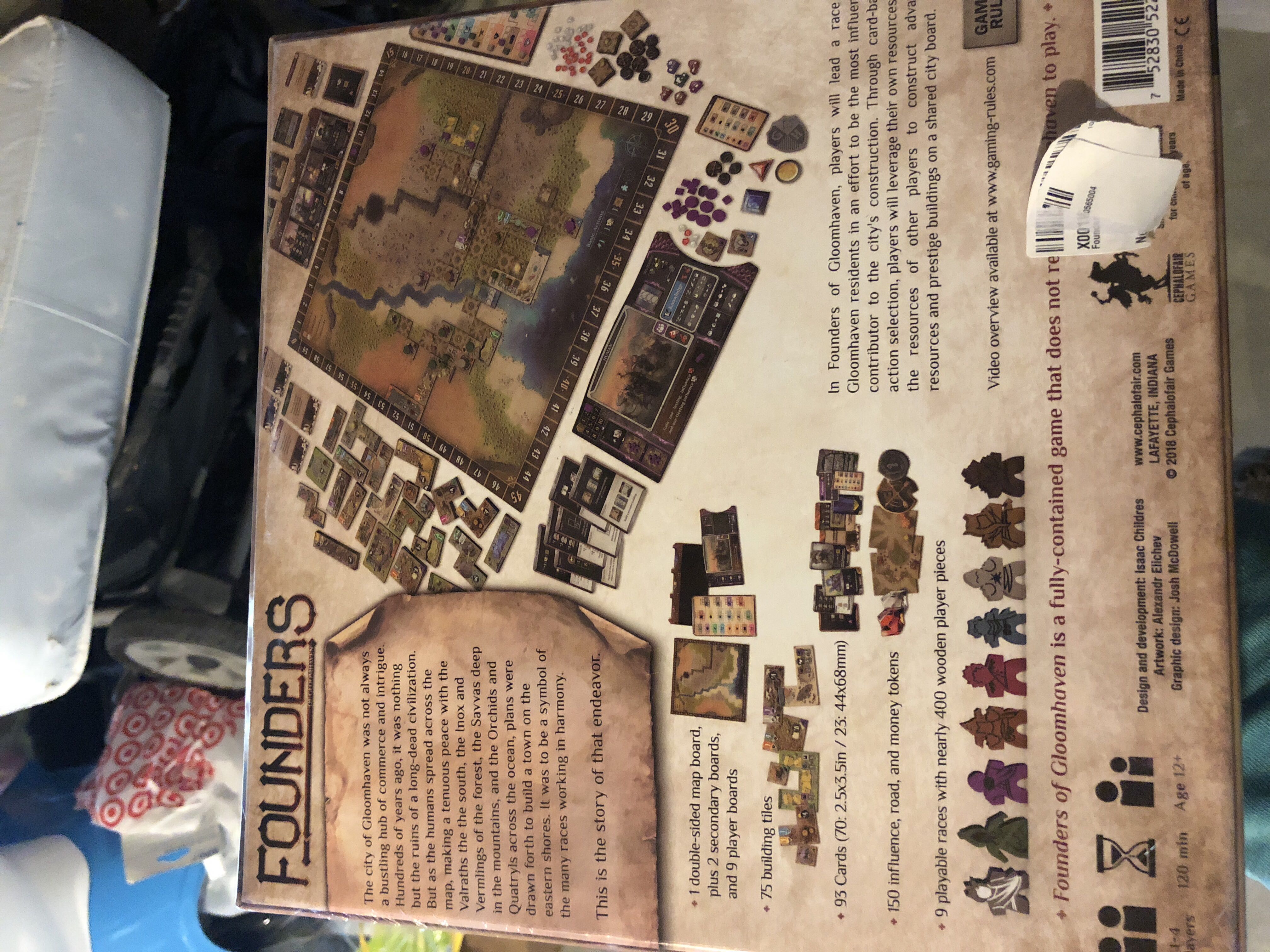 Founders of Gloomhaven  (1-4) board game collectible [Barcode 752830522268] - Main Image 2