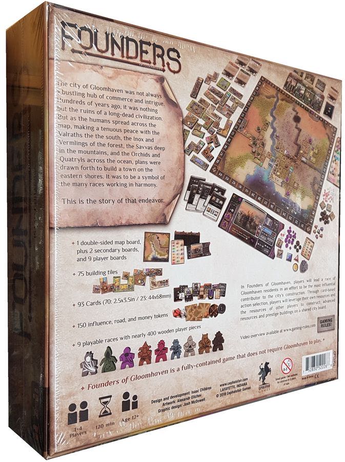 Founders of Gloomhaven  (1-4) board game collectible [Barcode 752830522268] - Main Image 4