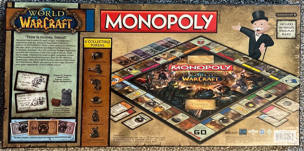 Monopoly: World Of Warcraft Collector’s Edition  (6) board game collectible [Barcode 700304044464] - Main Image 2
