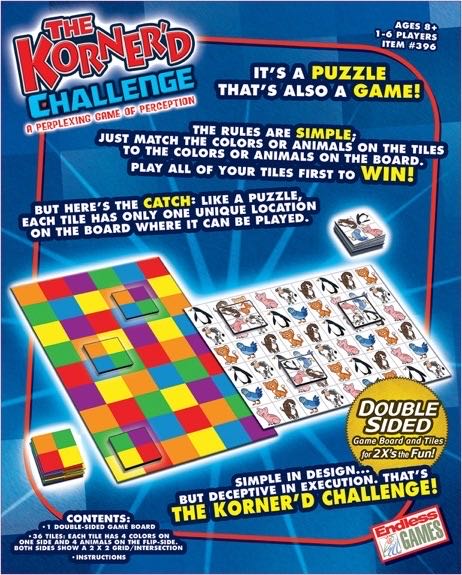 Korner’d  (1-6) board game collectible [Barcode 632468003950] - Main Image 3