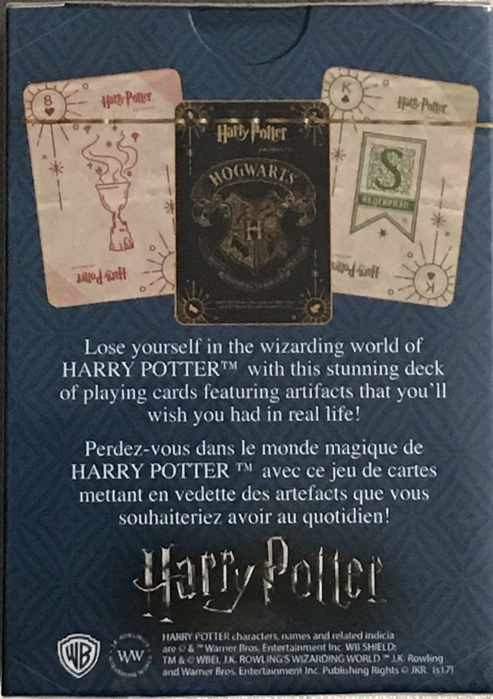 Harry Potter Playing Cards: Slytherin  board game collectible [Barcode 840391123526] - Main Image 2