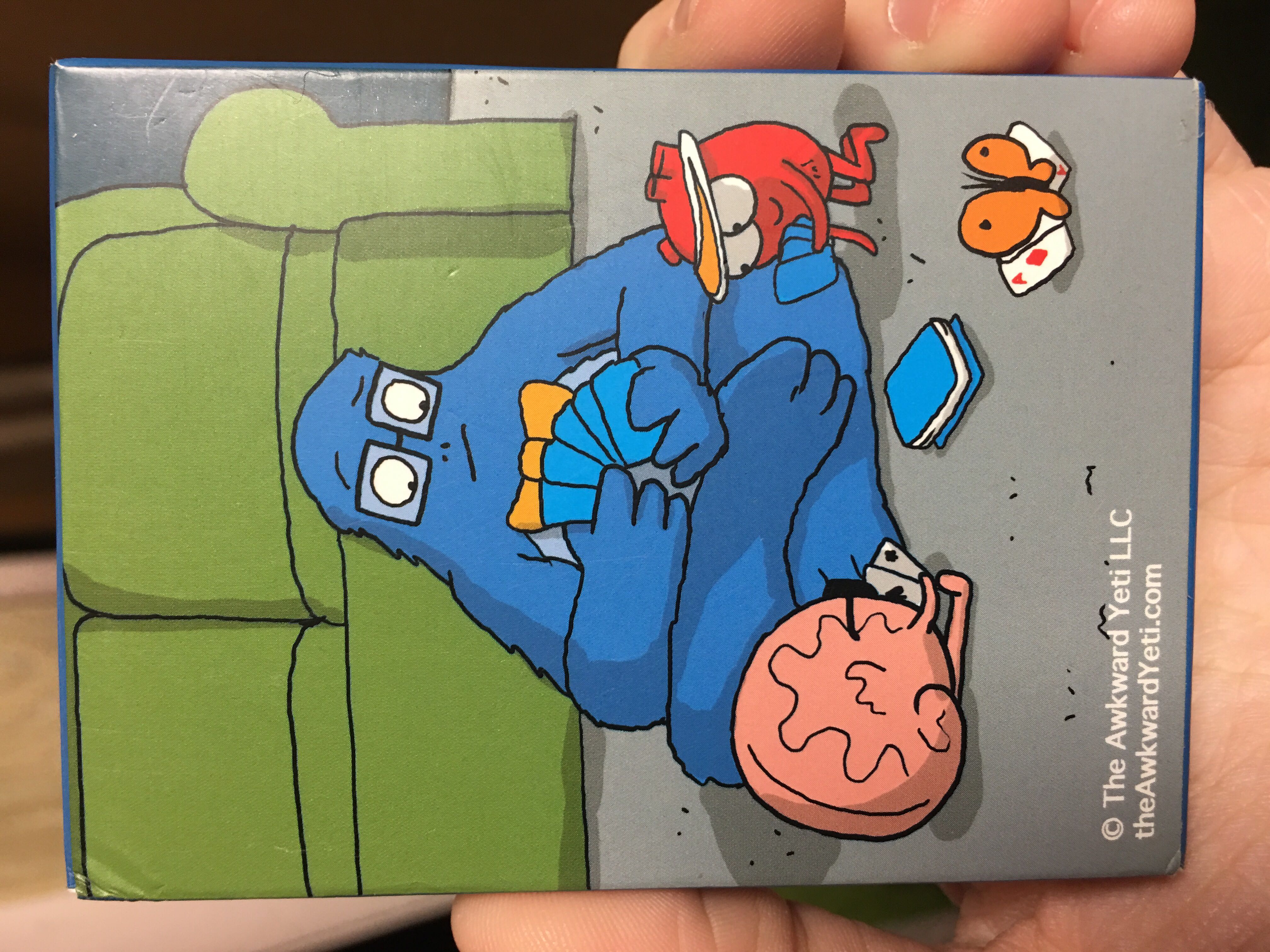 Awkward Yeti Collectible Playing Cards  board game collectible - Main Image 2