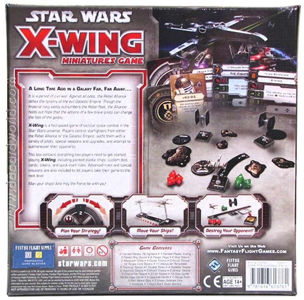 Star Wars X-Wing: Miniatures Game Core Set 1  (2) board game collectible [Barcode 9781616613761] - Main Image 2