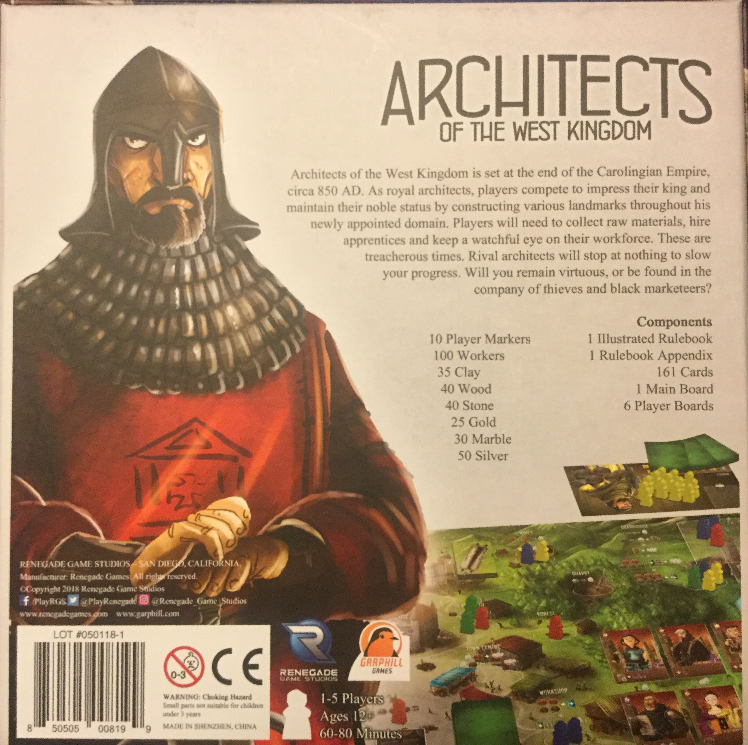 Architects of the West Kingdom  (5) board game collectible [Barcode 850505008199] - Main Image 2