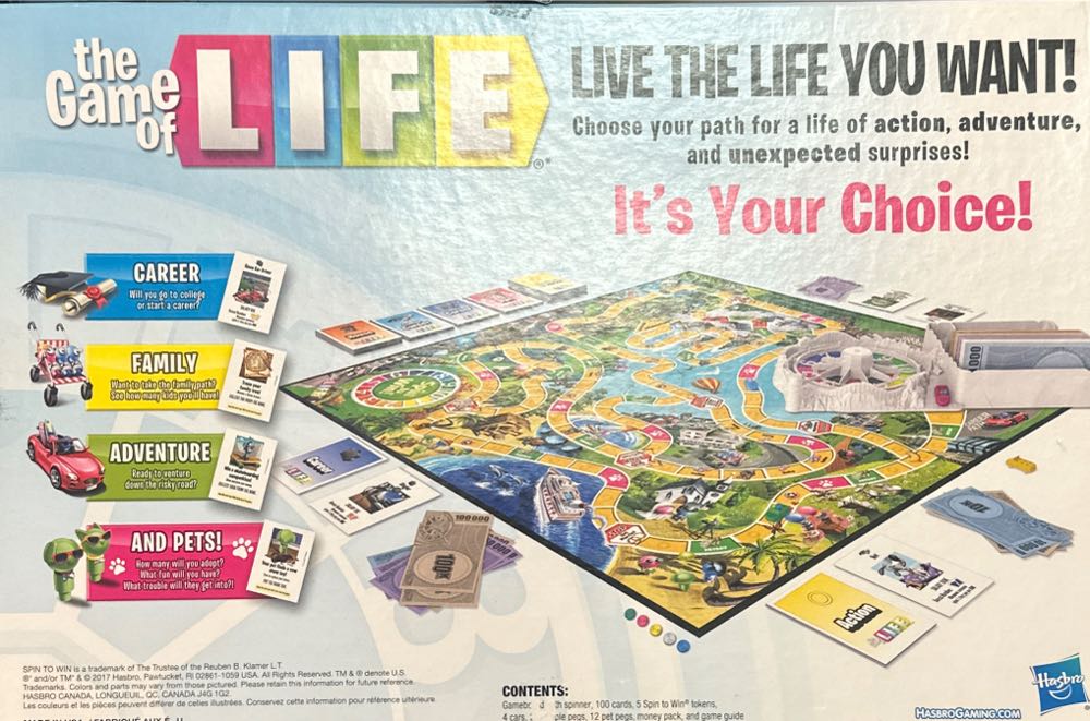 The Game Of Life: Add Pets To Your Life!  (2 - 4) board game collectible [Barcode 630509720378] - Main Image 2
