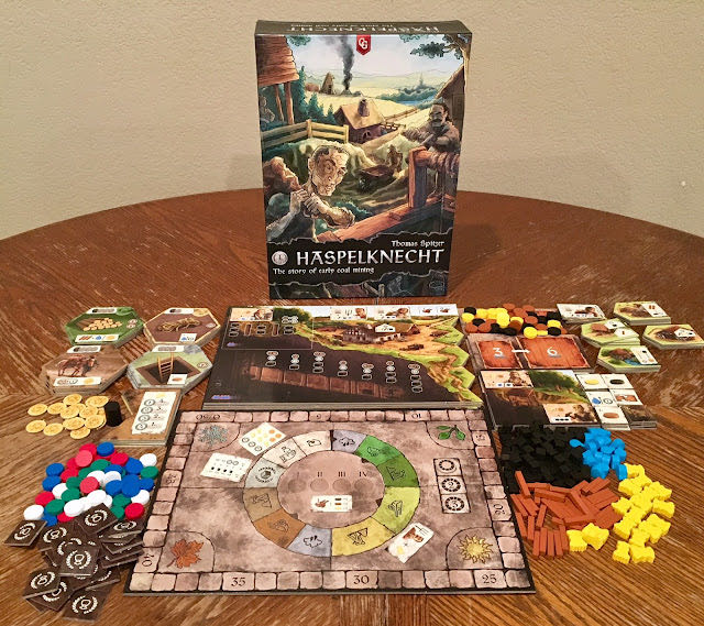 Haspelknecht: The Story Of Early Coal Mining  (2 to 4 Players) board game collectible [Barcode 864562000218] - Main Image 2